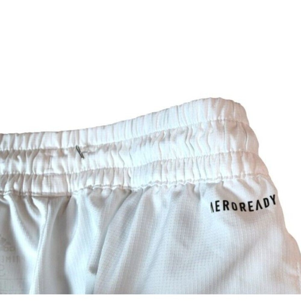 Men’s Adidas Primegreen Aeroready Athletic Shorts White Size S - Picture 7 of 8